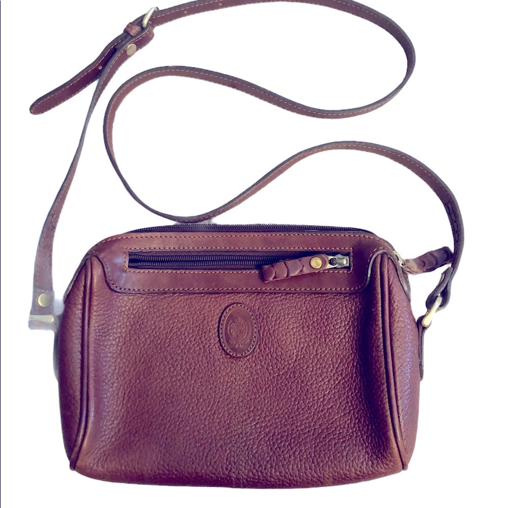 Brown Liz Claiborne leather crossbody bag